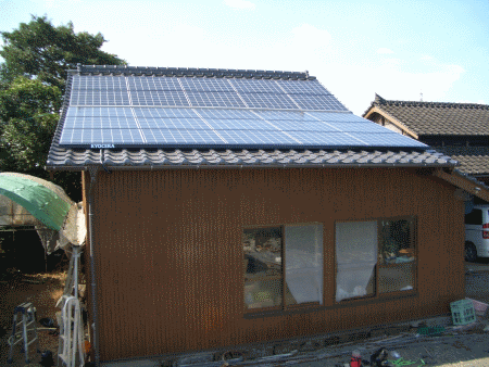 太陽光発電システム施工事例｜熊本市Ｏ・Ｔ様
